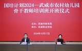 “國培計劃（2024）”—武威市農(nóng)村幼兒園骨干教師培訓班在我校順利開班