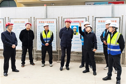 王宏調(diào)研檢查項目建設(shè)、冬季供暖準(zhǔn)備工作